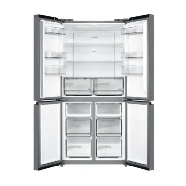 Midea 474L Cross Door Fridge Freezer Stainless Steel MDRF632FGF46APD by BroDeals