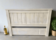 BroDeals Headboard Ballman Queen Headboard - White Wash Ballman Queen Headboard - White Wash