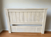 BroDeals Headboard Ballman Queen Headboard - White Wash Ballman Queen Headboard - White Wash