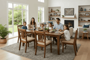 Mission 7 Pcs Dining Suite by BroDeals