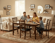 BroDeals Kitchen & Dining Furniture Sets Mission 7 Pcs Dining Suite Mission 7 Pcs Dining Suite