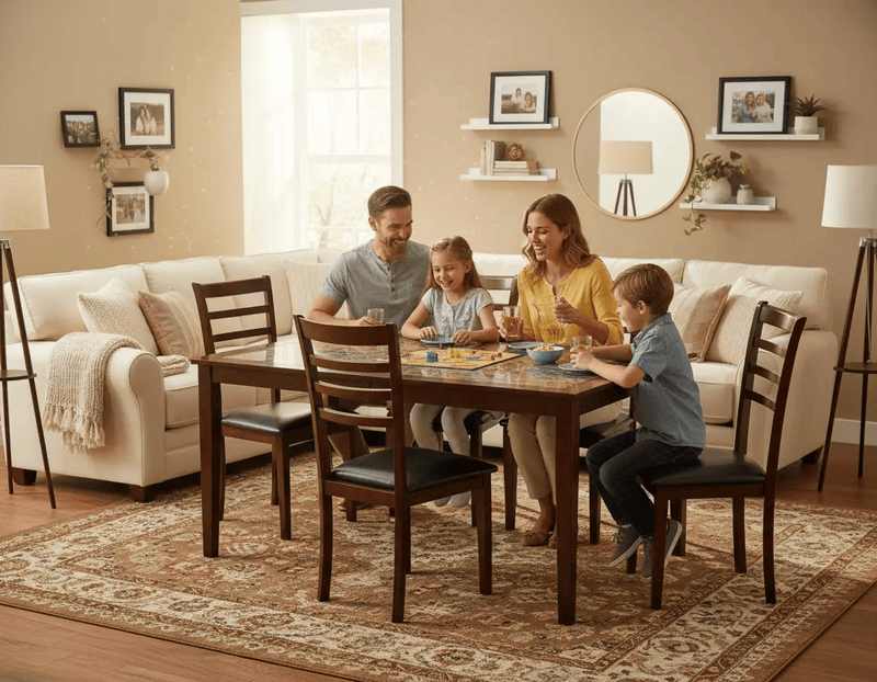 BroDeals Kitchen & Dining Furniture Sets Mission 7 Pcs Dining Suite Mission 7 Pcs Dining Suite