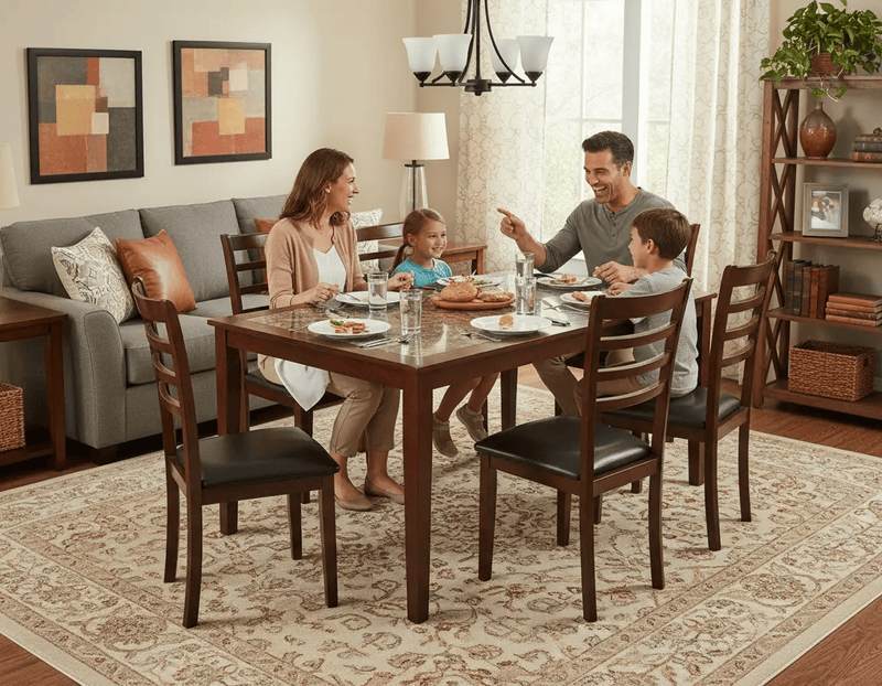 BroDeals Kitchen & Dining Furniture Sets Mission 7 Pcs Dining Suite Mission 7 Pcs Dining Suite