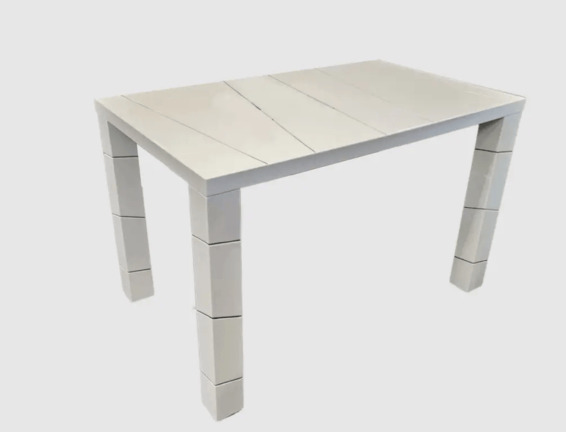 Mona White Dining Table 1500 by BroDeals