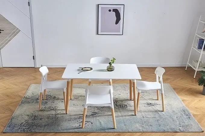 BroDeals Kitchen & Dining Furniture Sets Echo Dining Table Set 5Pcs Echo Dining Table Set 5Pcs