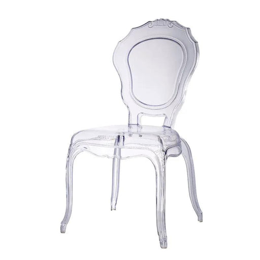 BroDeals Kitchen & Dining Room Chairs Clear Louis Dining Chair Indoor/Outdoor Clear Louis Dining Chair Indoor/Outdoor