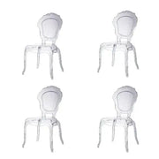 BroDeals Kitchen & Dining Room Chairs Clear Louis Dining Chair Indoor/Outdoor Clear Louis Dining Chair Indoor/Outdoor