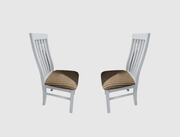 Ashland Dining Chairs Set of 2- FABRIC PAD by BroDeals