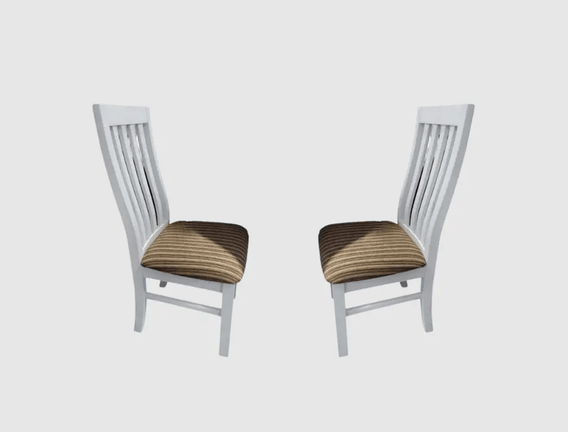 Ashland Dining Chairs Set of 2- FABRIC PAD by BroDeals