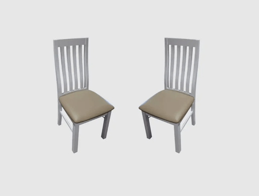 BroDeals Kitchen & Dining Room Chairs Ashland Dining Chairs Set of 2 -PU PAD Ashland Dining Chairs Set of 2 -PU PAD