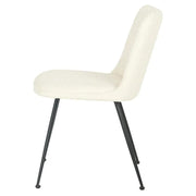 BroDeals Kitchen & Dining Room Chairs Boucle Dining Chair - Ivory Boucle Dining Chair - Ivory