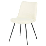 BroDeals Kitchen & Dining Room Chairs Boucle Dining Chair - Ivory Boucle Dining Chair - Ivory