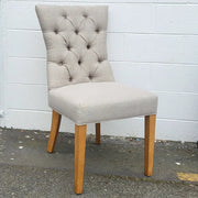 Tufted Back Dining Chair by BroDeals
