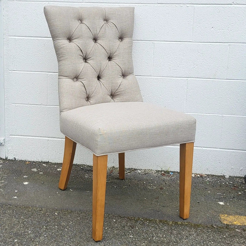 Tufted Back Dining Chair by BroDeals
