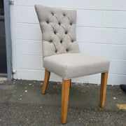 Tufted Back Dining Chair by BroDeals