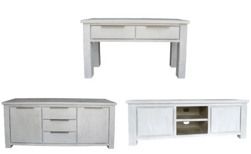 BroDeals Living Room Set Buffet Table | TV Unit | Hall Table - Set of 3 Buffet Table | TV Unit | Hall Table - Set of 3