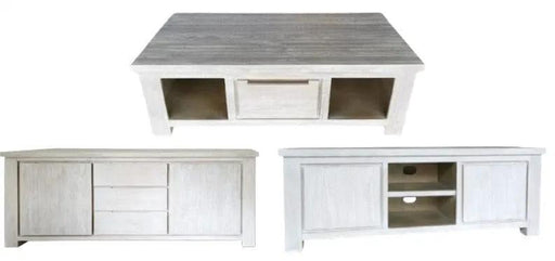 BroDeals Living Room Set Coffee Table | Buffet Table | TV Unit - Set of 3 Coffee Table | Buffet Table | TV Unit - Set of 3