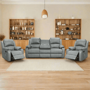 BroDeals Lounge Suite Madrid Manual Recliner Lounge Suite - 3+1+1 Madrid Manual Recliner Lounge Suite - 3+1+1