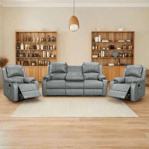 BroDeals Lounge Suite Madrid Manual Recliner Lounge Suite - 3+1+1 Madrid Manual Recliner Lounge Suite - 3+1+1