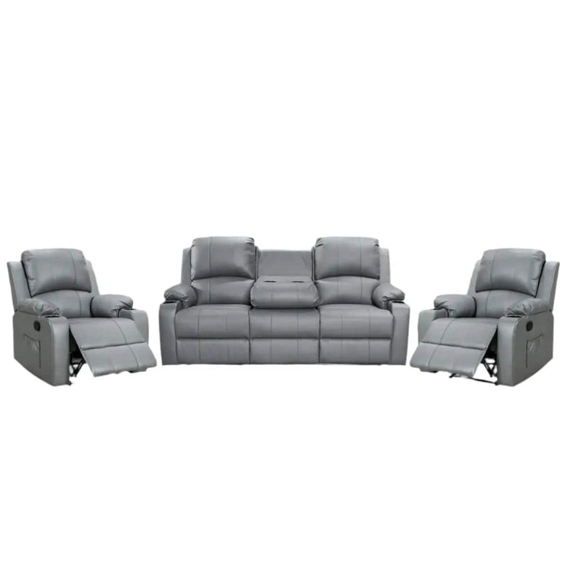 BroDeals Lounge Suite Madrid Manual Recliner Lounge Suite - 3+1+1 Madrid Manual Recliner Lounge Suite - 3+1+1
