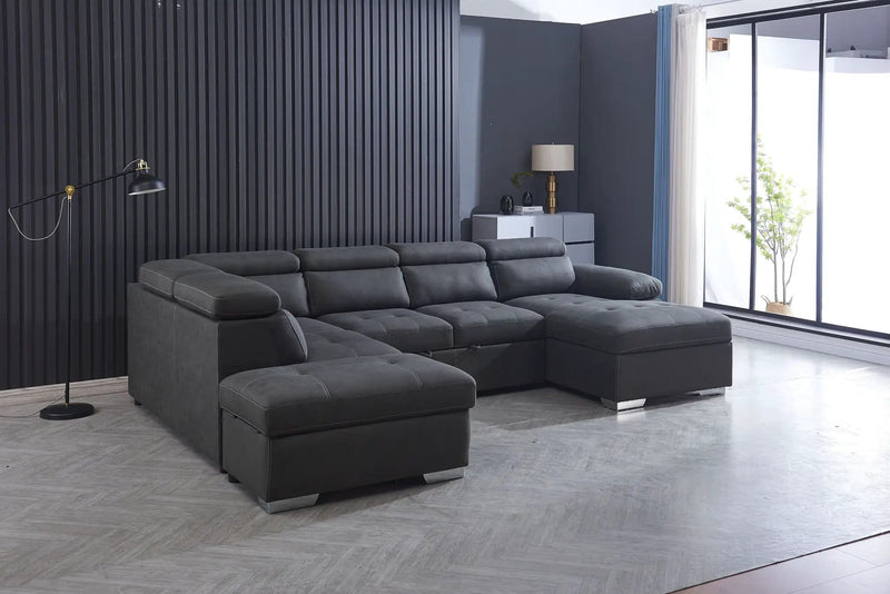 BroDeals Lounge Suite Milan Lounge Suite Sofabed with Storage & Ottoman Milan Lounge Suite Sofabed with Storage & Ottoman
