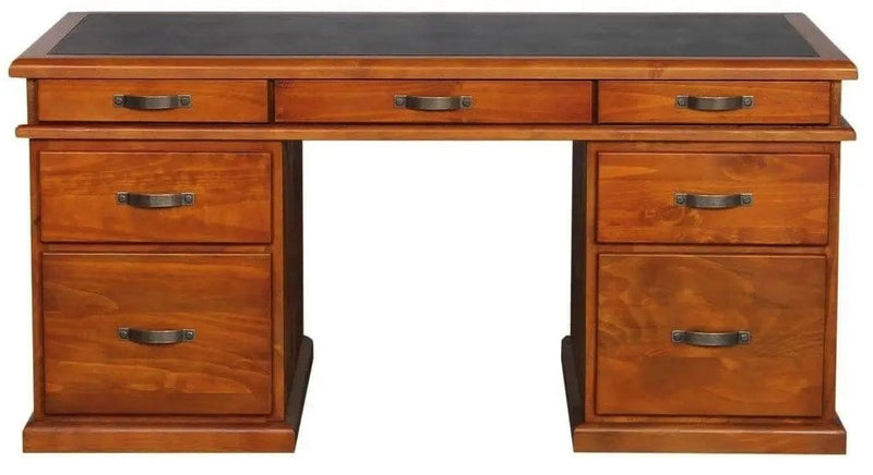 Office Desk | Display Cabinet - Set of 2