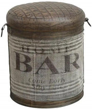 Leather Ottoman/Stool by BroDeals