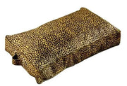 Leopard Leather Pouf | Ottoman by BroDeals