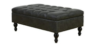 BroDeals Ottoman Ottoman with Storage - Charcoal Ottoman with Storage - Charcoal