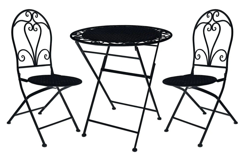 Outdoor Metal Foldable Café Set by BroDeals