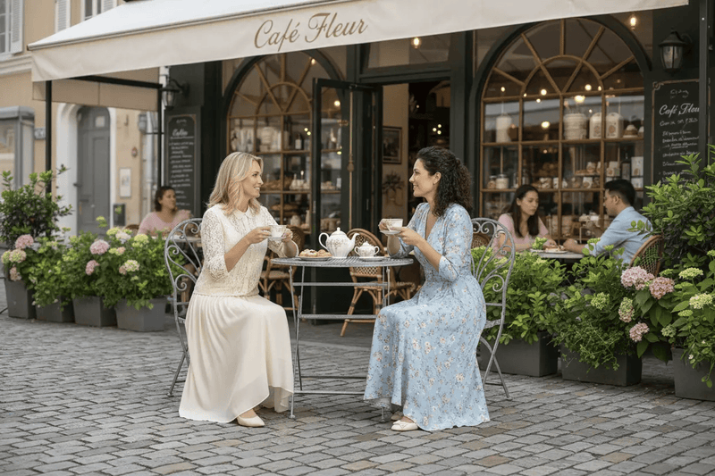 BroDeals Outdoor Outdoor Metal Foldable Café Set Outdoor Metal Foldable Café Set