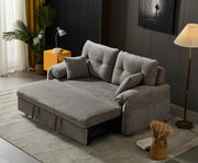 Shelby 2 Seater Roll Out Sofa bed - Silver by BroDeals