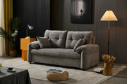 Shelby 2 Seater Roll Out Sofa bed - Silver by BroDeals