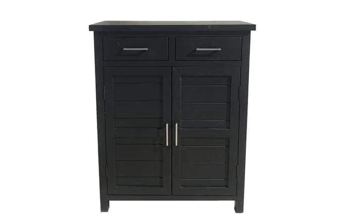 Tina Black Shoe Cabinet by BroDeals