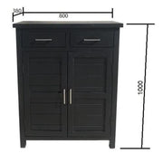 Tina Black Shoe Cabinet by BroDeals