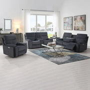 Ashleigh Electric Recliner 3 Seater with Console by BroDeals