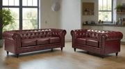BroDeals sofa Boston Faux Leather Chesterfield 3 Seater Sofa Boston Faux Leather Chesterfield 3 Seater Sofa