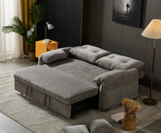 Rome 2 Seater Roll Out Sofa bed - Silver by BroDeals