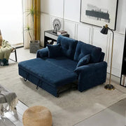 Rome 2 Seater Roll Out Sofabed - Dark Blue by BroDeals
