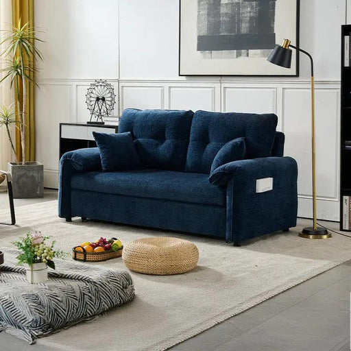 BroDeals Sofabed Rome 2 Seater Roll Out Sofabed - Dark Blue Rome 2 Seater Roll Out Sofabed - Dark Blue