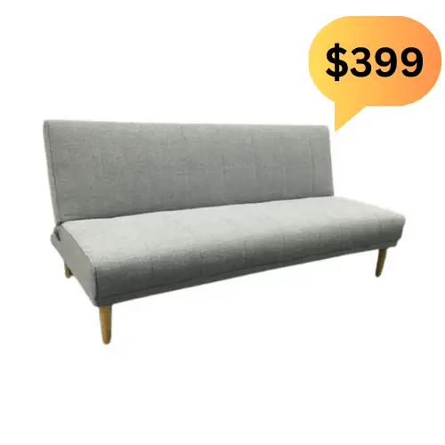 Ashlee Grey Fabric Sofabed by BroDeals