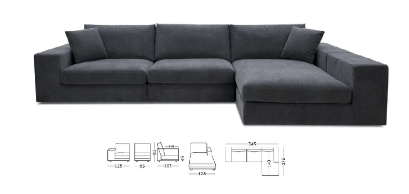 BroDeals Sofas Benowa Reversible Chaise Sofa Benowa Reversible Chaise Sofa
