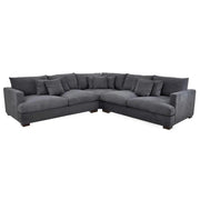 BroDeals Sofas Extra Large Corner Lounge Suite - Charcoal Extra Large Corner Lounge Suite - Charcoal