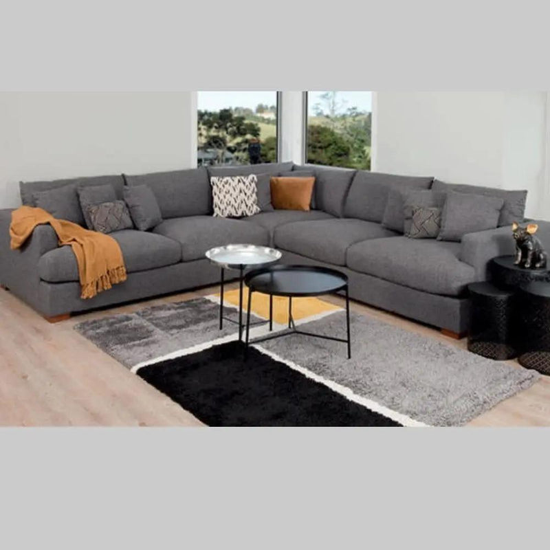BroDeals Sofas Extra Large Corner Lounge Suite - Charcoal Extra Large Corner Lounge Suite - Charcoal