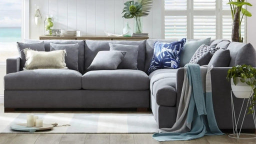 BroDeals Sofas Extra Large Corner Lounge Suite - Charcoal Extra Large Corner Lounge Suite - Charcoal