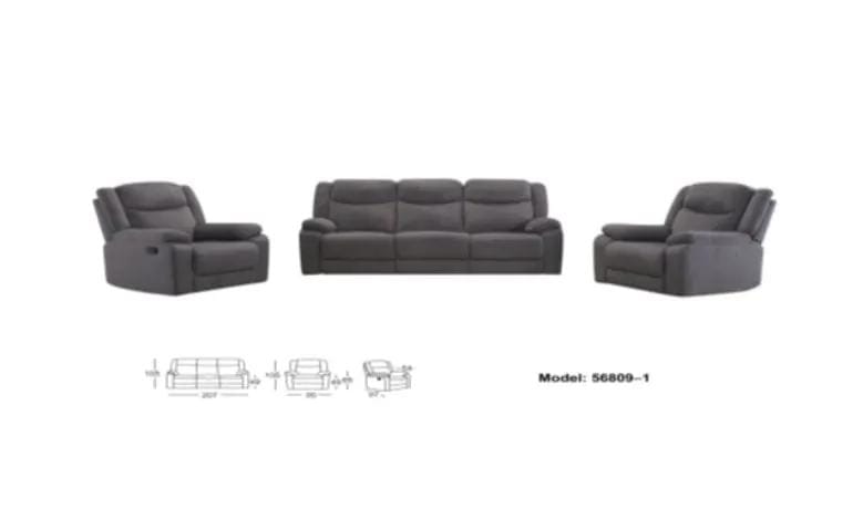 BroDeals Sofas Dakota Recliner Suite - 3RR + 1R + 1R Dakota Recliner Suite - 3RR + 1R + 1R
