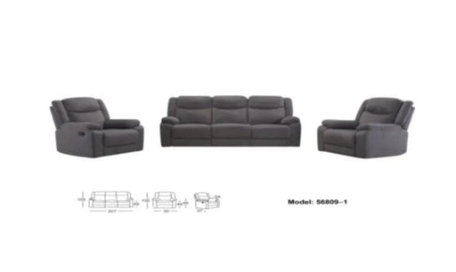 BroDeals Sofas Dakota Recliner Suite - 3RR + 1R + 1R Dakota Recliner Suite - 3RR + 1R + 1R