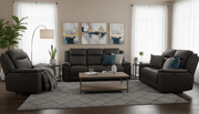 Glasgow Electric Recliner Lounge Suite by BroDeals