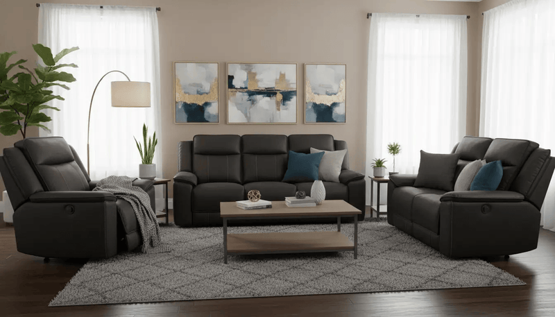 Glasgow Electric Recliner Lounge Suite by BroDeals