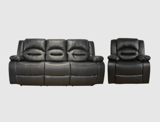BroDeals Sofas Lara 3RR + R Recliner Black Lara 3RR + R Recliner Black